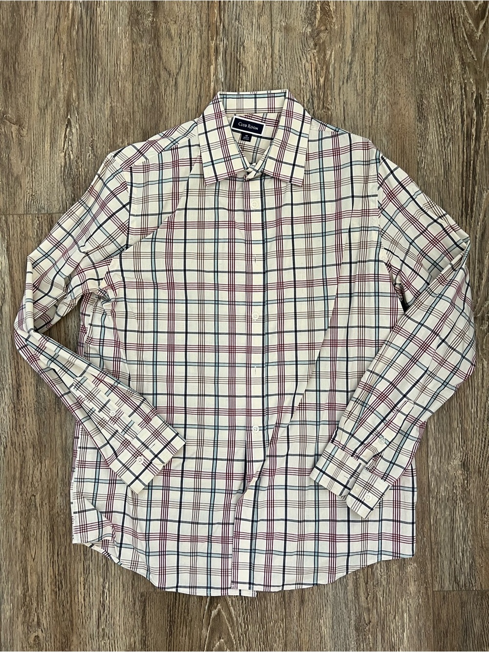 Men’s Plaid Button Down Long Sleeve